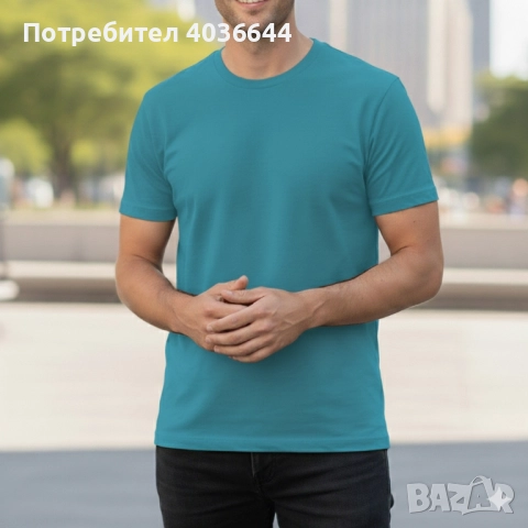 Мъжки тениски от 100% памук – 8 различни цвята, снимка 11 - Тениски - 51849063