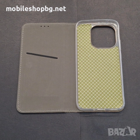 Xiaomi 15T калъф страничен черен златист, снимка 4 - Калъфи, кейсове - 53172723