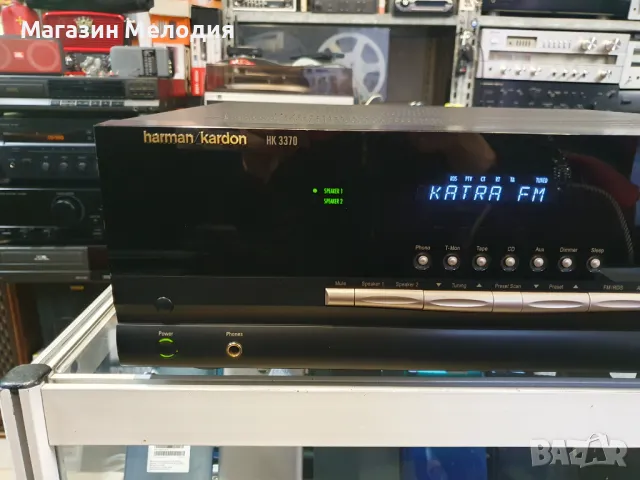 Ресийвър Harman/Kardon HK 3370 В отлично техническо и визуално състояние., снимка 3 - Ресийвъри, усилватели, смесителни пултове - 49728576