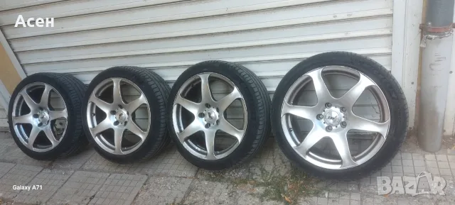  продавам джанти 18 цола с летни гуми за BMW