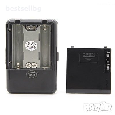 Професионална бижутерска електронна везна за злато бижута 0.01 багаж, снимка 5 - Електронни везни - 29241929