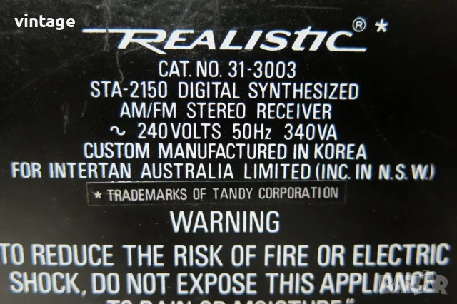Realistic STA-2150, снимка 8 - Ресийвъри, усилватели, смесителни пултове - 56527159