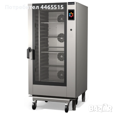 Професионален електрически конвектомат с 16 нива 60x40