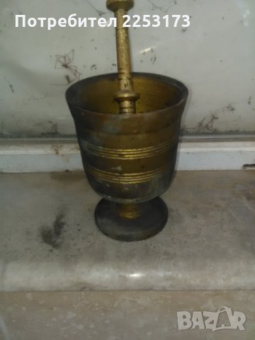 Голям бронзов хаван, снимка 1