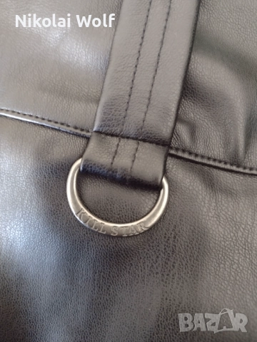 Кожена пола KILLSTAR - размер L, снимка 3 - Поли - 51950767