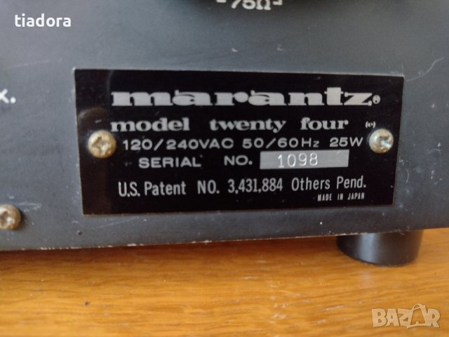 Marantz Model 24 preamp tuner, снимка 7 - Ресийвъри, усилватели, смесителни пултове - 39585507