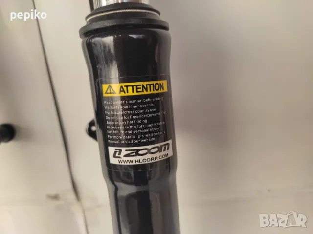Продавам колела внос от Германия амортисьорна вилка ZOOM 26 цола вибрейк и диск, снимка 2 - Части за велосипеди - 48812292