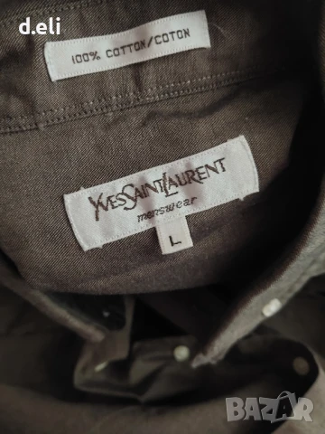 VERSACE/ Ives Saint Laurent Slim Original Size XL 100% Памук , снимка 13 - Ризи - 49736163