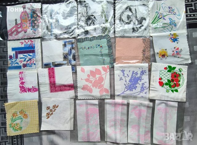 Колекция салфетки 290 броя от 70  години , снимка 12 - Колекции - 50178698