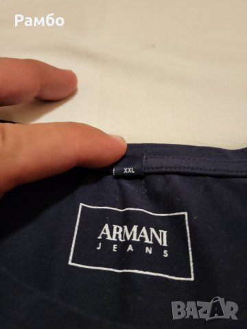 Мъжка блуза - ARMANI JEANS, снимка 3 - Блузи - 42810722
