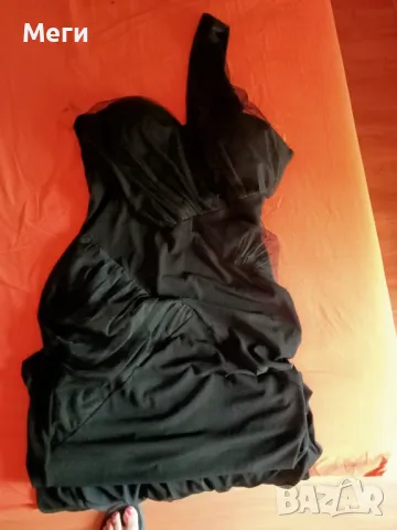 черна дамска рокля за случай ,размер с-м