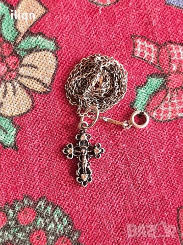 Сребърен синджир с висулка. 45см. Цена 18,99лв. За Севлиево безплатна доставка.