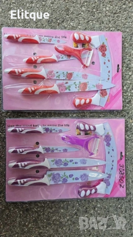 6в1 Комплект за рязане с керамичен чопър и белачка , снимка 4 - Прибори за хранене, готвене и сервиране - 52889138