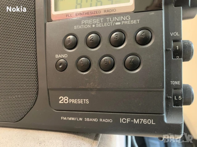 SONY ICF M760L Радио. Работи !, снимка 4 - Аудиосистеми - 50823074