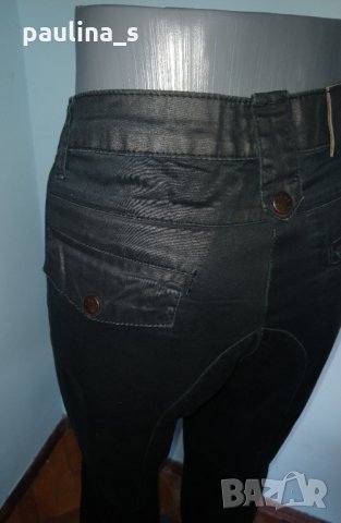 Дизйнерски панталон с кожен ефект "Kello"® / голям размер , снимка 9 - Панталони - 15475101