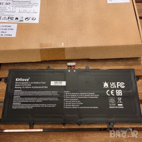 Нова Батерия за лаптоп ASUS ZenBook – модел C41N1904 (15.48V, 67Wh)