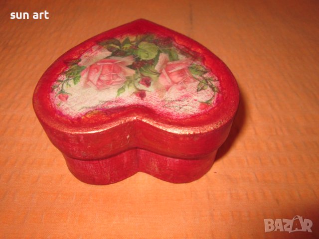 романтична кутия за бижу във форма на сърце, снимка 10 - Романтични подаръци - 26273319