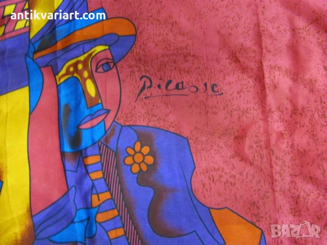 Дамски Шал Пикасо, снимка 4 - Шалове - 31860848