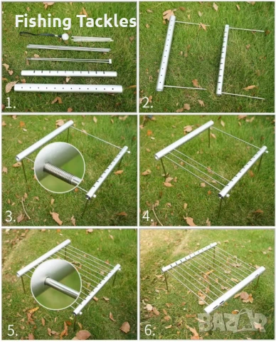 Сглобяема Олекотена Грил Скара за Пикник, Барбекю, снимка 10 - Къмпинг мебели - 50775373