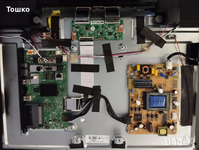 Телевизор Toshiba 43LA2063DG с повреден панел, снимка 5 - Части и Платки - 53208373