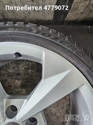 Оригинални джанти за Audi със зимни гуми 225 40 18, снимка 7 - Гуми и джанти - 53993370