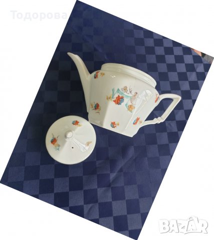 Порцеланов немски чайник, снимка 5 - Сервизи - 39880652