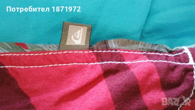 Продавам мъжка хавайска,памучна риза Quiksilver ,размер Л, снимка 8 - Ризи - 51343321