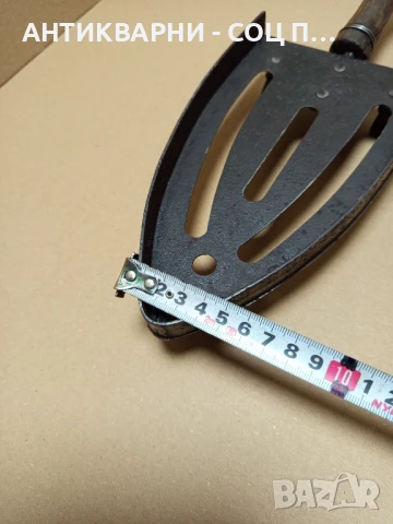 Стара Метална Поставка За Стара Ютия На Жар., снимка 10 - Антикварни и старинни предмети - 50842355