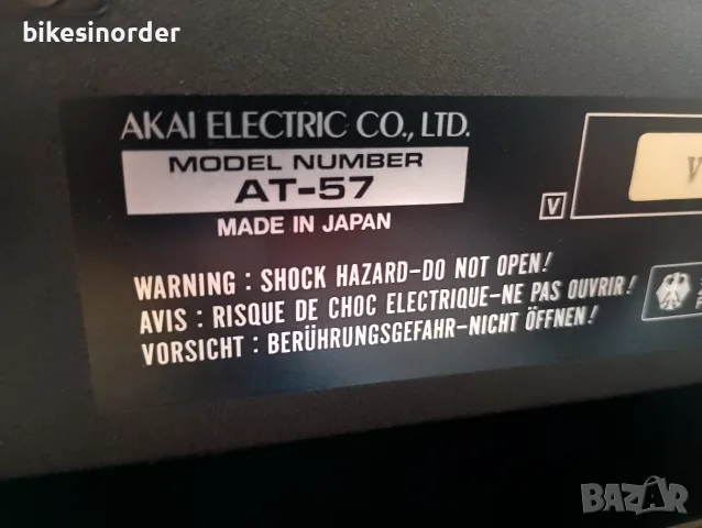 AKAI AT-57 японски тунер от висок клас , снимка 7 - Декове - 55873904