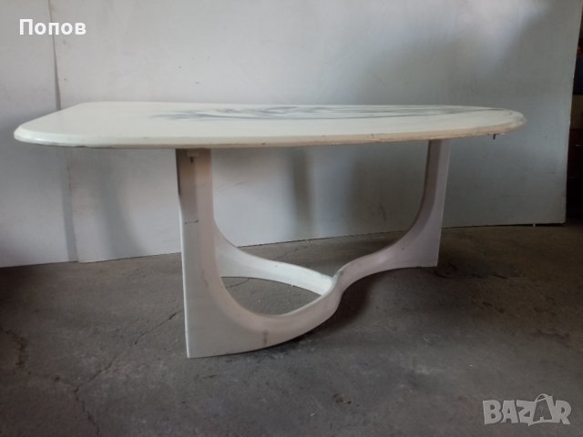  Дизайнерска Каменна маса, снимка 2 - Маси - 42379948