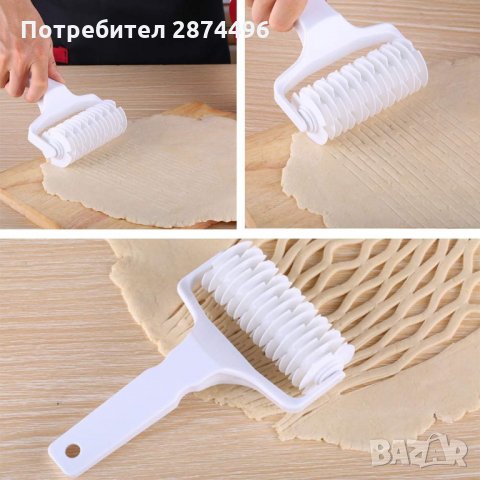 2077 Валяк за декорация на тесто/ролер за тесто, снимка 3 - Други - 34988512