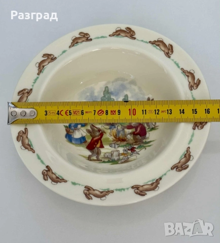Детска чиния Royal Doulton Bunnykins, снимка 11 - Чинии - 52348666