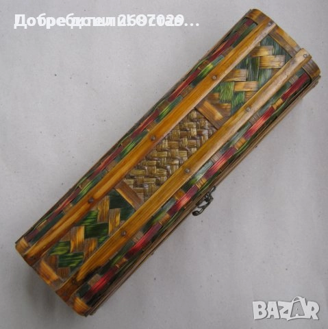 Стара голяма метална кутия, кутия за бутилка, кутия с плъзгащ капак, дървена ГДР, снимка 9 - Декорация за дома - 33070161