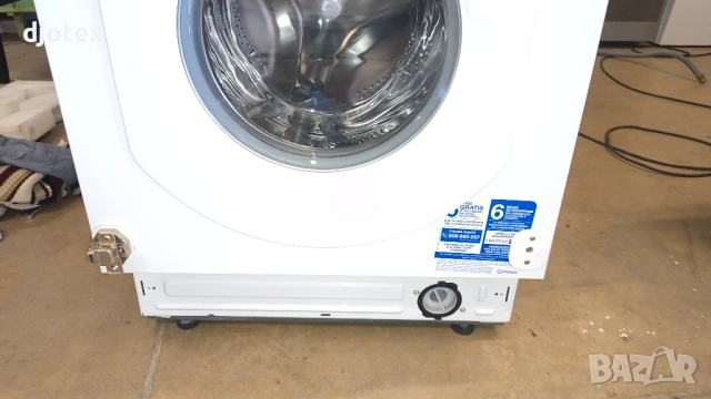 Пералня Indesit за вграждане, 7кг, 1200 оборота, снимка 4 - Перални - 54326636
