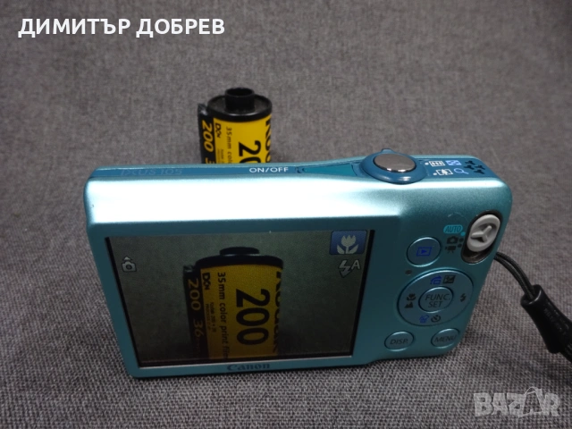 ЦИФРОВ ФОТОАПАРАТ CANON IXUS 105 12,1MP DIGITAL CAMERA, снимка 12 - Фотоапарати - 53946579