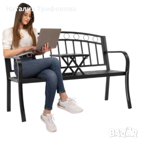 Градинска пейка 2 в 1 с разтегателна маса - удобство и функционалност, снимка 5 - Градински мебели, декорация  - 54169617