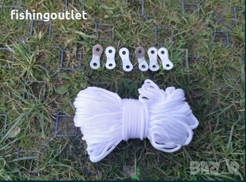  Монтажен комплект за палатка - колчета, гумен чук, въже, ластици и др 20 лв., снимка 4 - Екипировка - 30908359