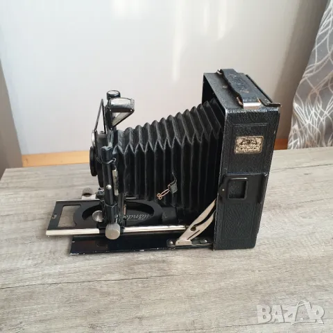Фотоапарат Voigtlander Avus 9x12 Plate 1:6.3 F=13.5cm, снимка 11 - Антикварни и старинни предмети - 49200367