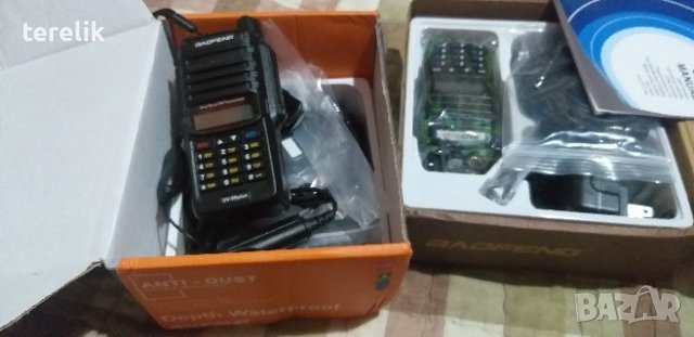 9R PLUS 22W 11000MAH BAOFENG █▬█ █ ▀█ Нови 2026 двубандова Радиостанция Водоустойчиви PMR dual band , снимка 12 - Ловно оръжие - 39254412