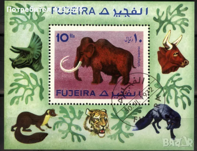 Фуджейра 1972 Блок Мамут - клеймован, снимка 1