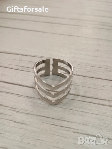 Висококачествен стоманен пръстен., снимка 2 - Пръстени - 53886382