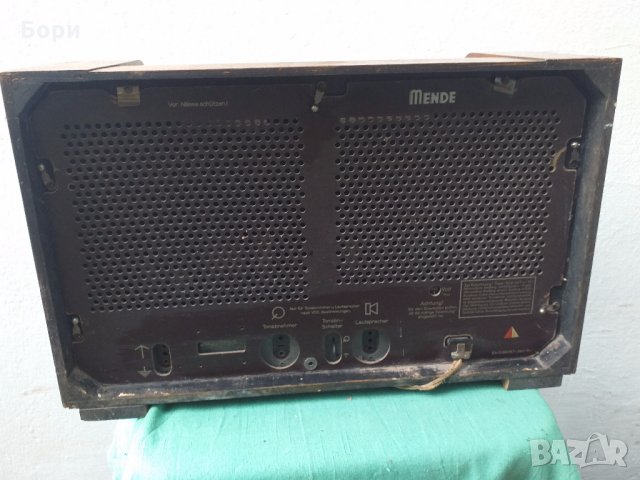 MENDE  Радио 1940г, снимка 8 - Радиокасетофони, транзистори - 29565725