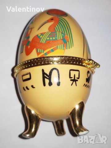 Порцеланово яйце в стил Феберже , снимка 8 - Декорация за дома - 44292686