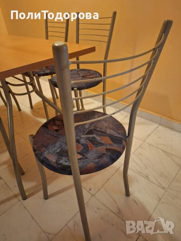 Маса с 6бр. столове, снимка 4 - Маси - 54190973