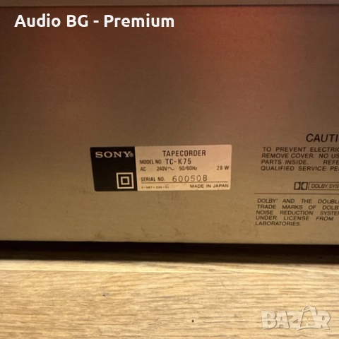 Sony TC-K75, снимка 4 - Декове - 52726943