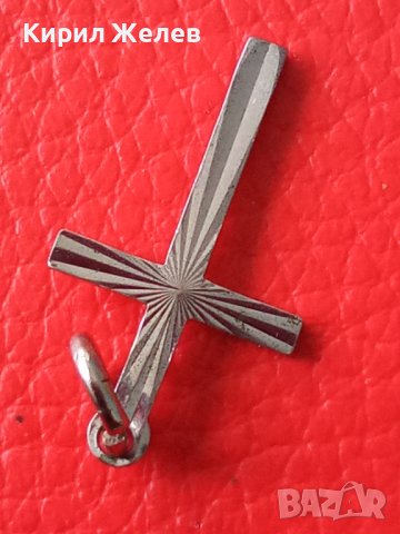 ПОСРЕБРЕНО СТИЛНО ОРНАМЕНТИРАНО СТАРО СТОМАНЕНО КРЪСТЧЕ МНОГО КРАСИВО и НЕЖНО 25110, снимка 11 - Колиета, медальони, синджири - 34635534