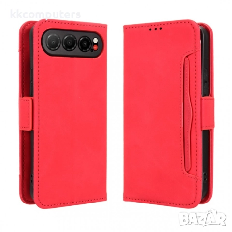 Защитен Кожен калъф Портфейл за ZTE nubia Air 5G- Магнитно затваряне, Стойка, вкл. Протектор, 5 Цвят, снимка 4 - Калъфи, кейсове - 52410879