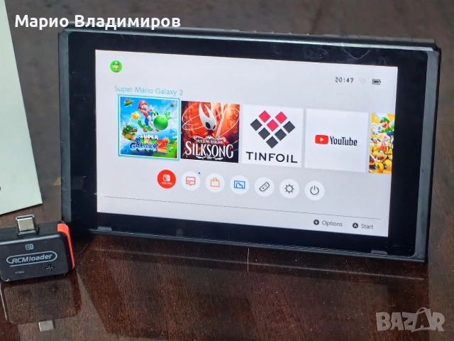 Nintendo Switch V1 – хакната (Hekate + Atmosphere) с RCM Loader, снимка 2 - Nintendo конзоли - 53160454