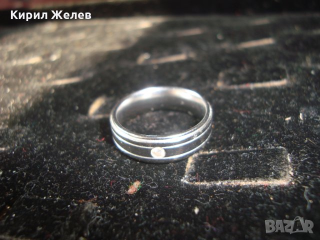 ПРЪСТЕН с ЦИРКОН МЕДИЦИНСКА СТОМАНА 19647, снимка 7 - Пръстени - 32169007