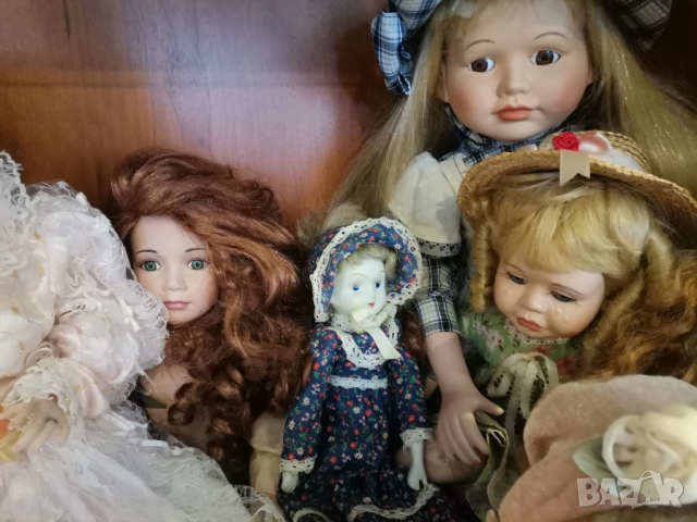Колекция от 10 порцеланови кукли, снимка 10 - Колекции - 44686248
